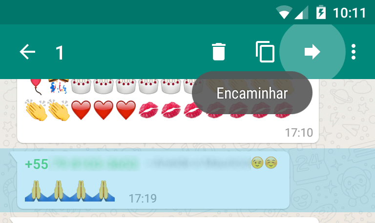 Whatsapp-e-encaminhar