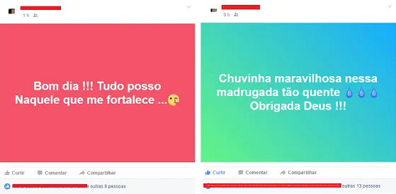 Como publicar postagens com fundo colorido no Facebook 1 post-face-copia