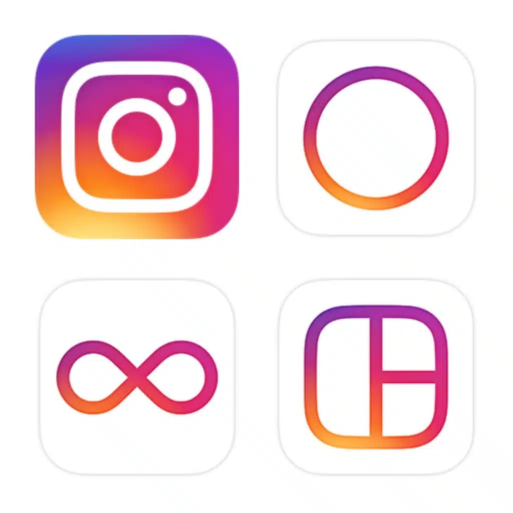Tendências de Design Gráfico em 2017 18 Instagram Redesign -