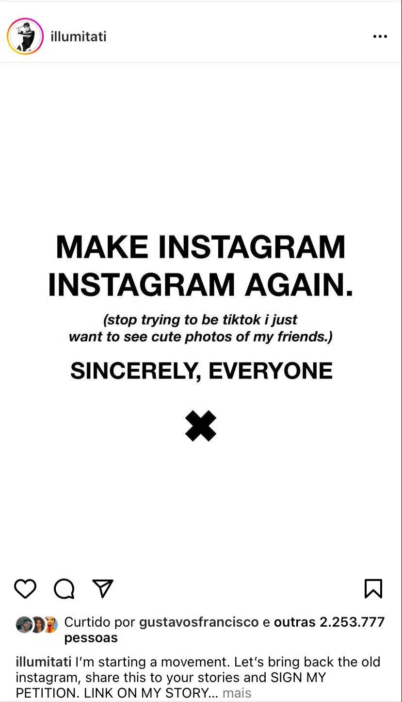 Instagram recua devido ao apelo dos usuários 1 image4 - instagram