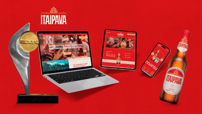 Site da Cerveja Itaipava premiado em 2024